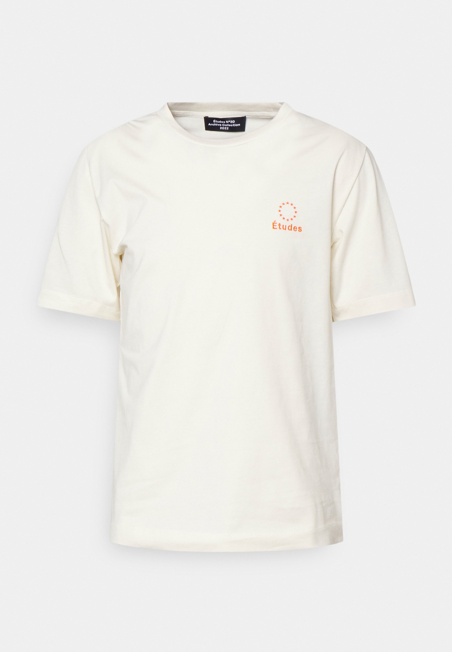 Études LOGO UNISEX - T-Shirt basic - off white/offwhite