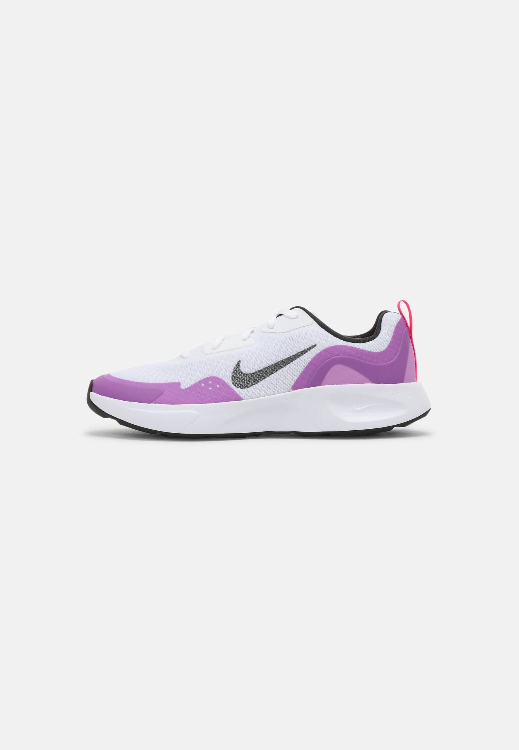 Nike Sportswear WEARALLDAY - Sneaker low - white/dark smoke grey/fuchsia glow/hyper pink/weiß