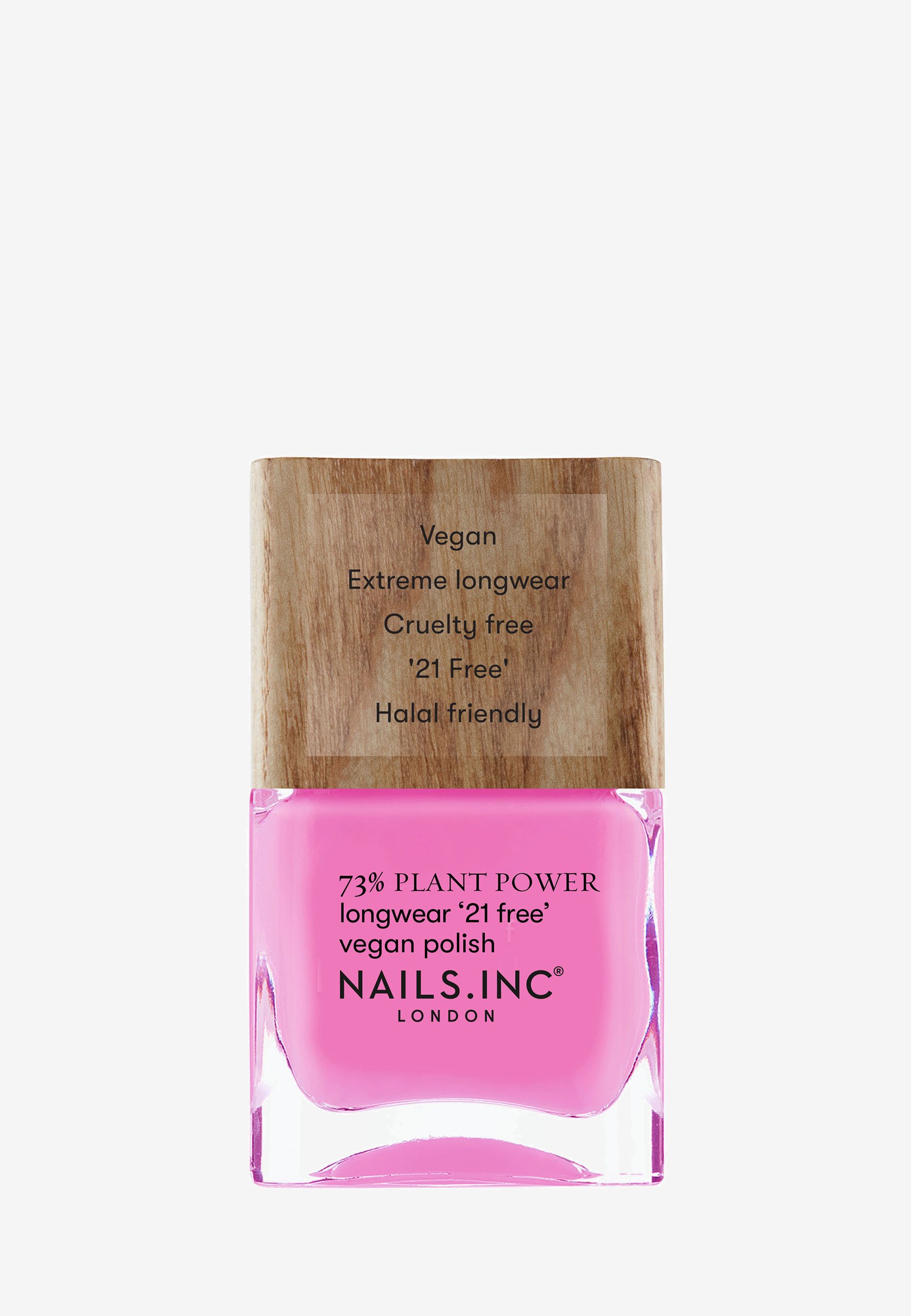 Nails Inc 73% PLANT POWER - Nagellack - earth loves you/pink