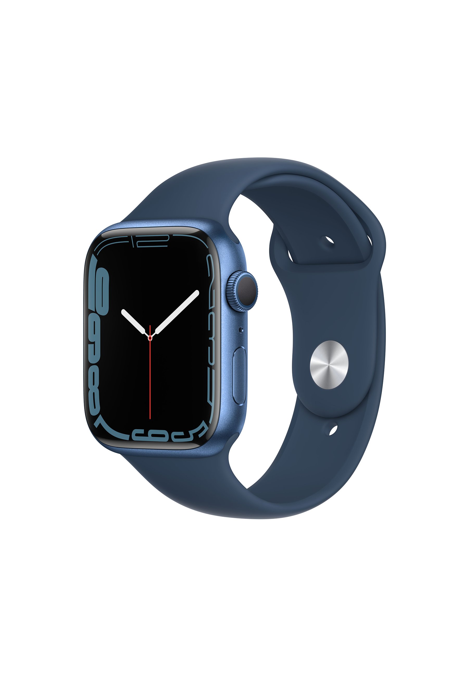 Apple APPLE WATCH SERIES 7 45 MM (GPS) - Smartwatch - blue aluminium case with abyss blue sport band/blau