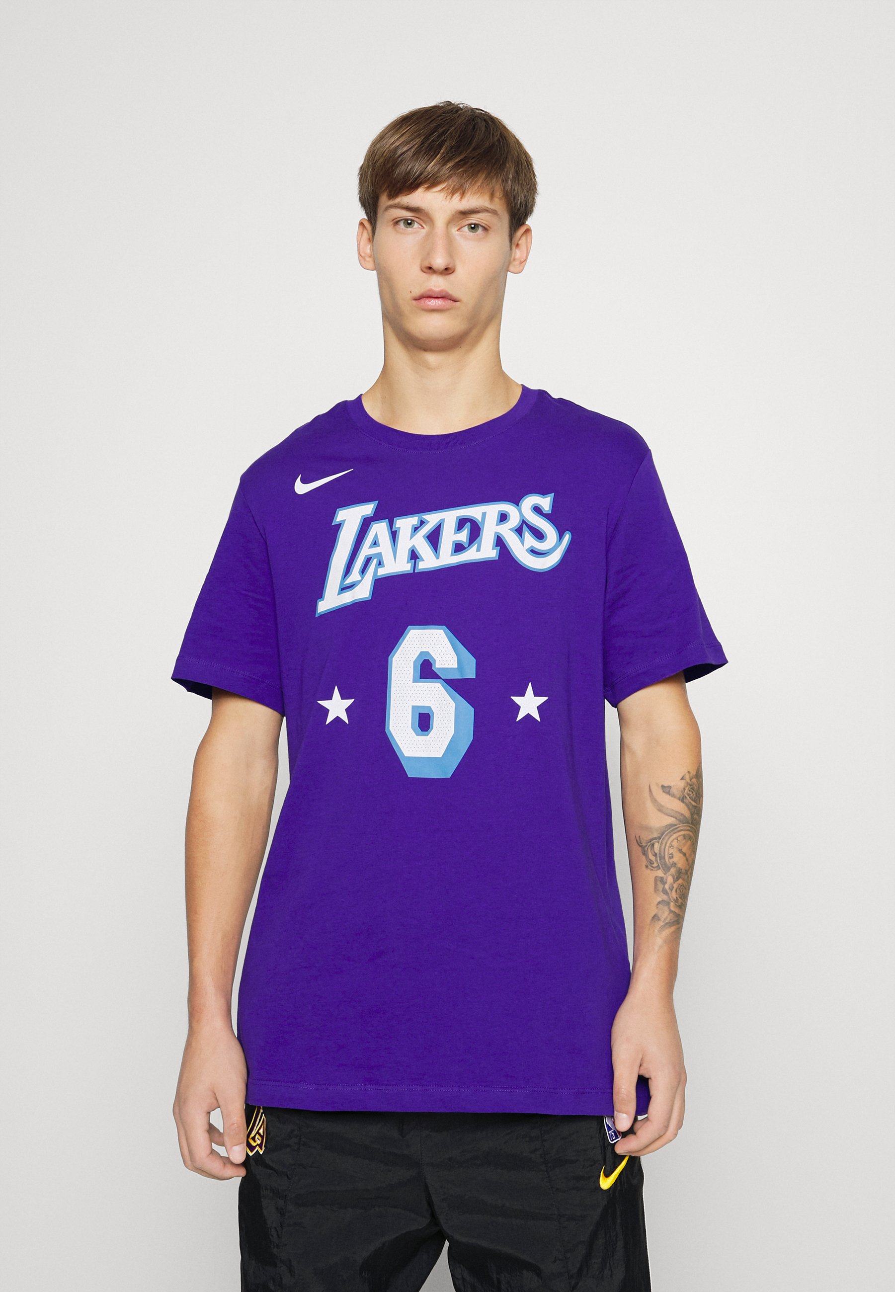 Nike Performance NBA LEBRON JAMES LOS ANGELES LAKERS MOMENTS MIXTAPES NAME - Vereinsmannschaften - court purple/lila