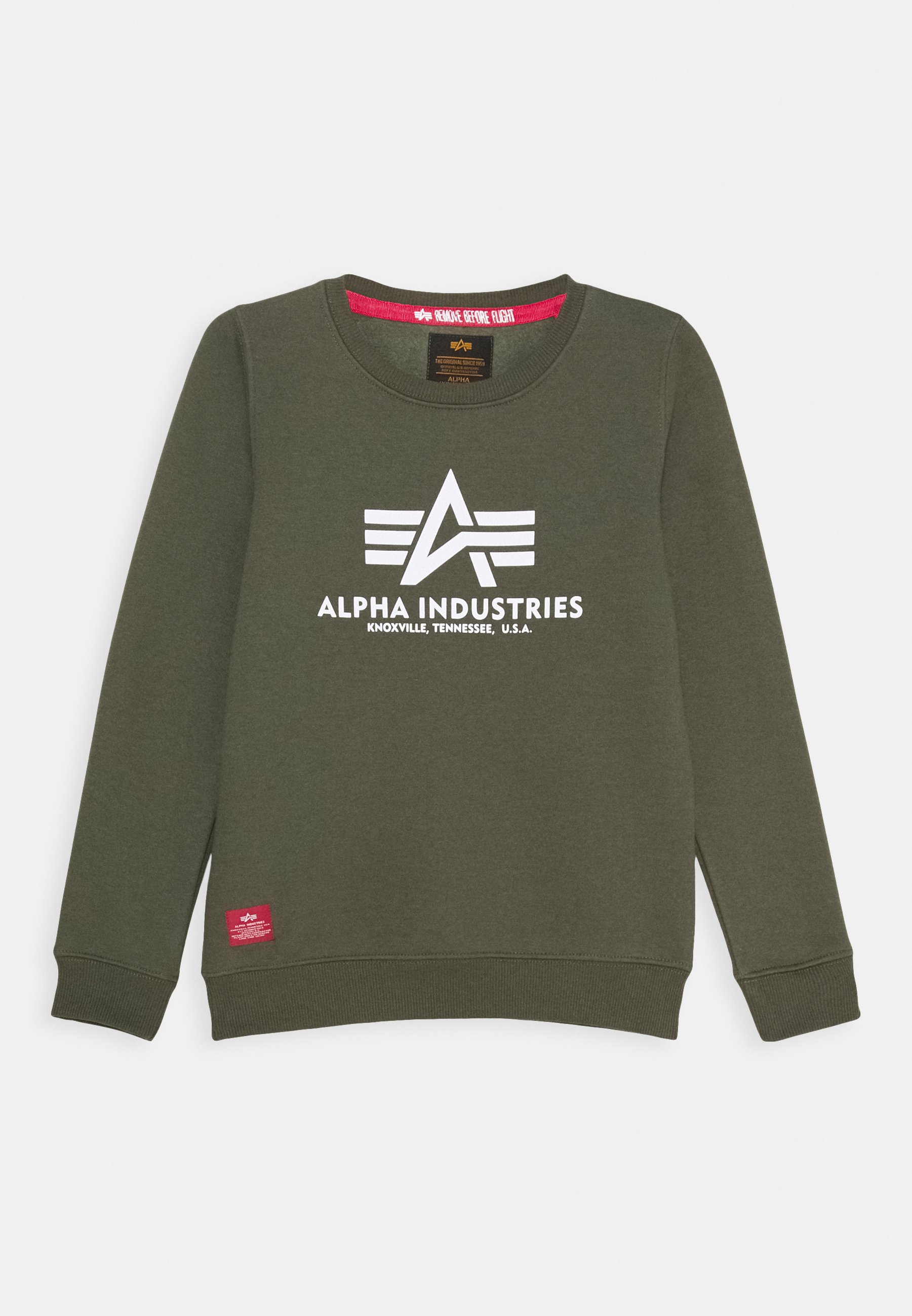 Alpha Industries BASIC KIDS - Sweatshirt - dark olive/oliv
