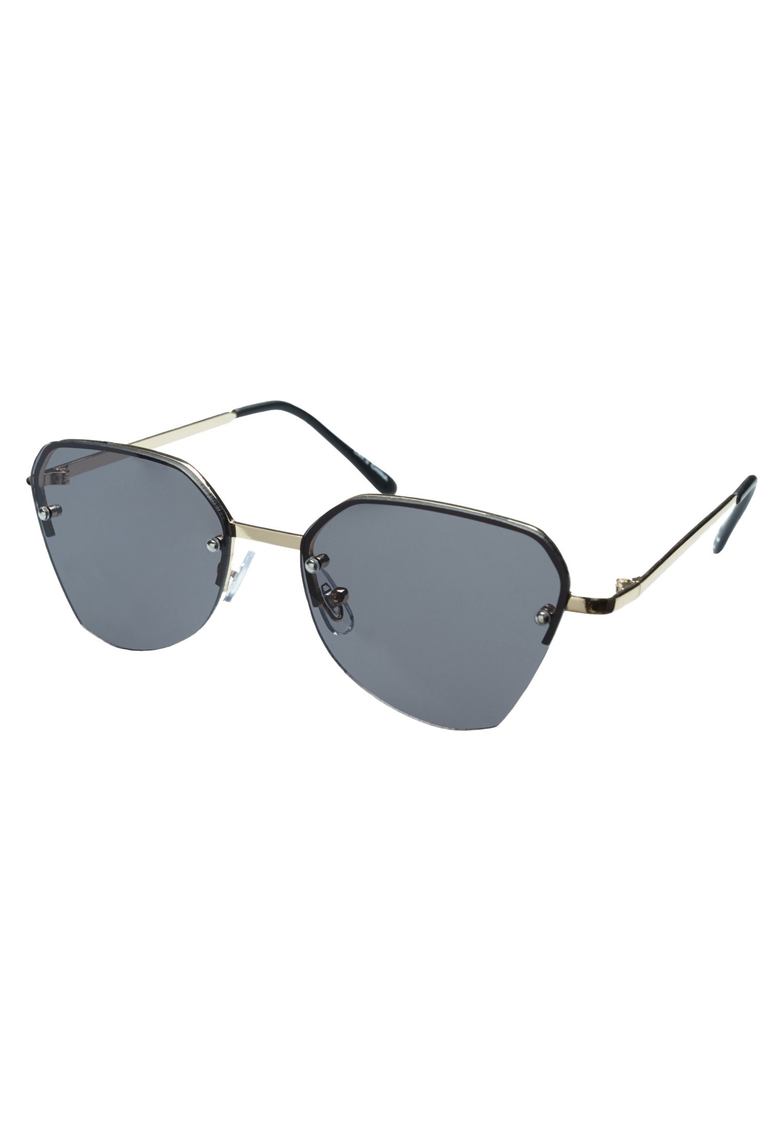 Icon Eyewear B-FLY - Sonnenbrille - pale gold / grey/neonorange