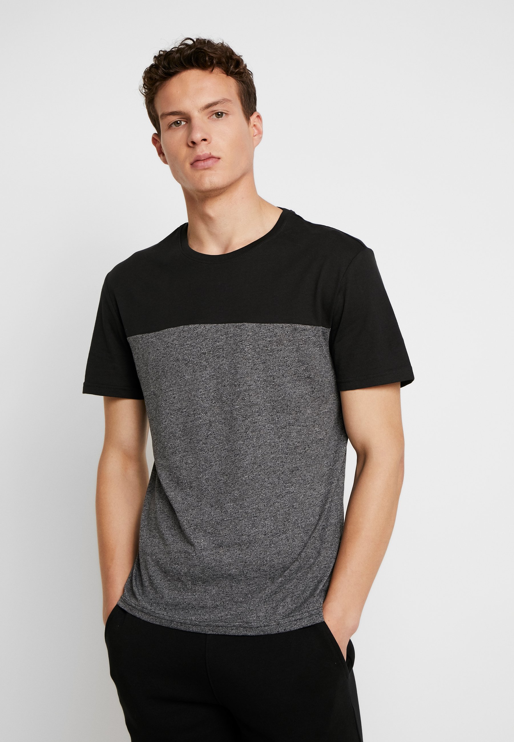 Pier One T-Shirt print - black/schwarz