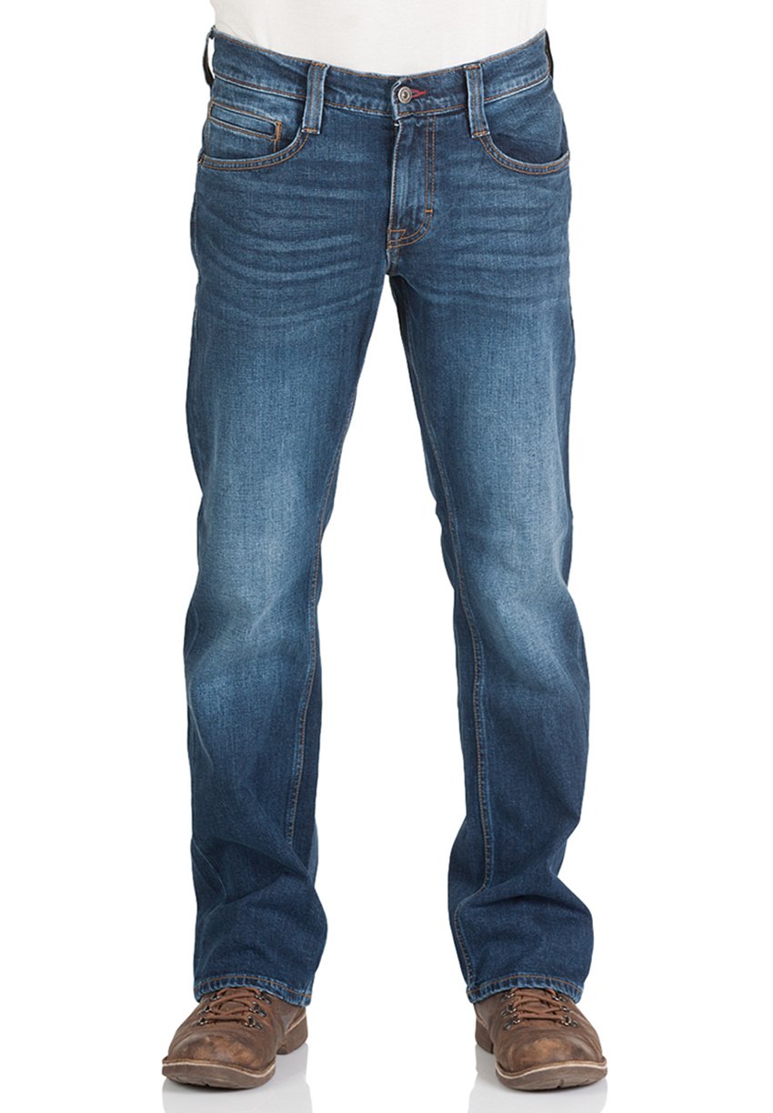 Mustang OREGON - Jeans Bootcut - dark blue denim/dark-blue denim