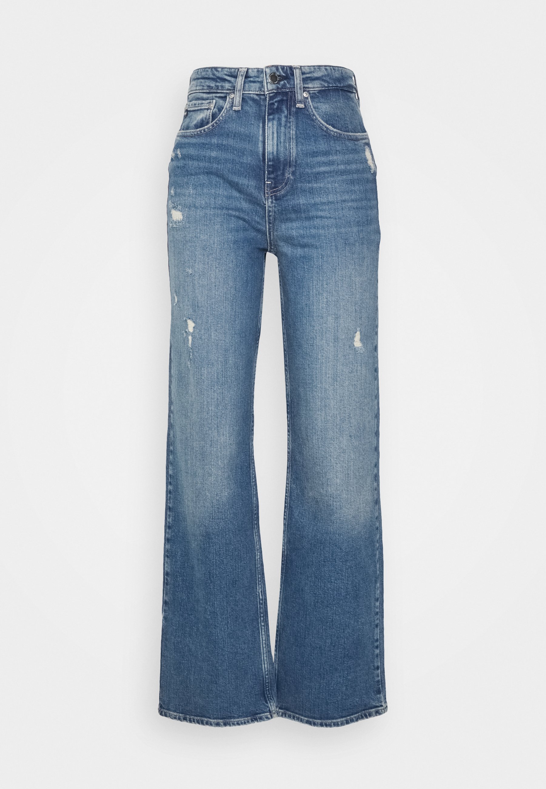 AG Jeans NEW ALEXXIS HIGHRISE WIDE - Flared Jeans - blue denim