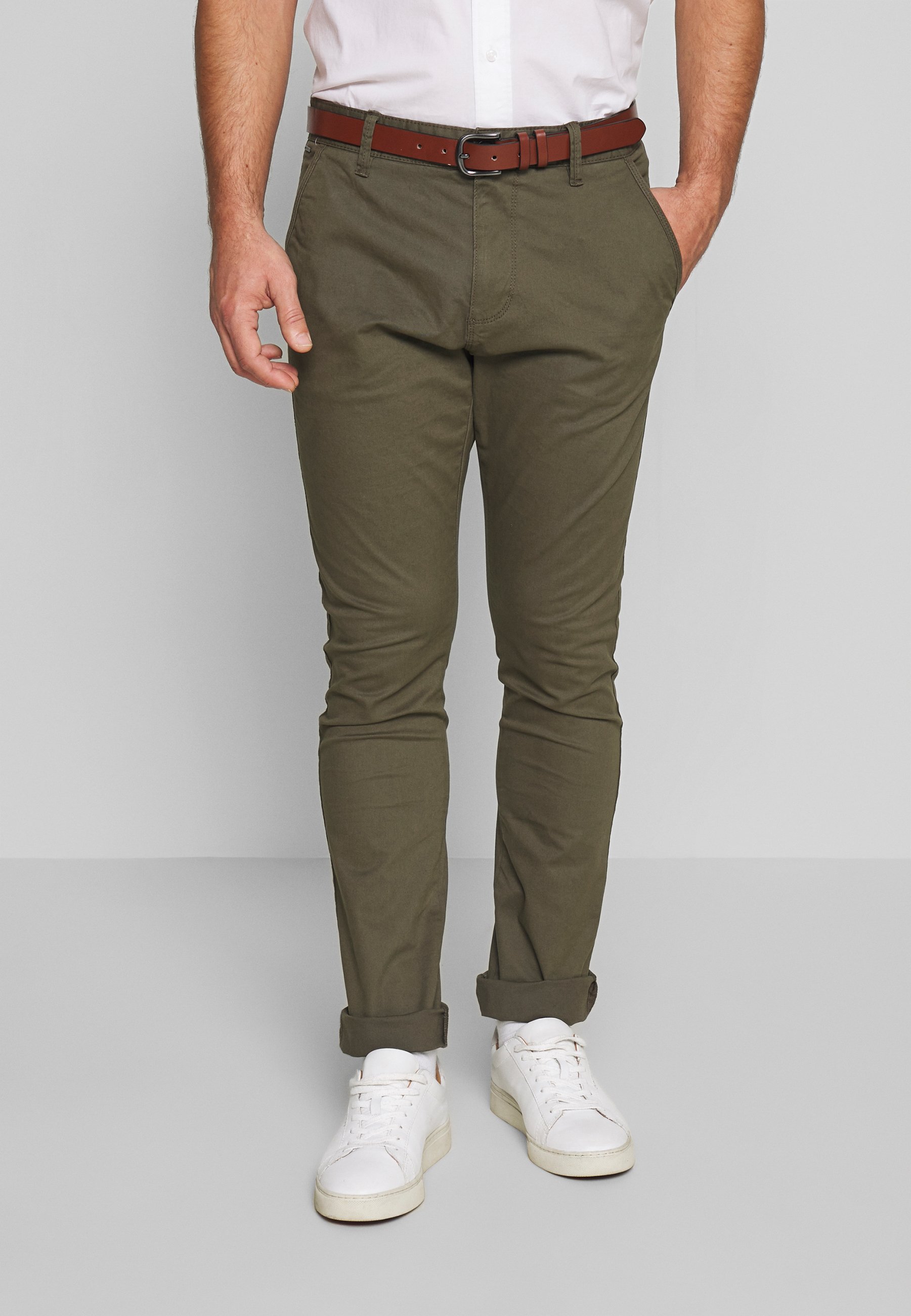 INDICODE JEANS GOVER - Chino - army/oliv