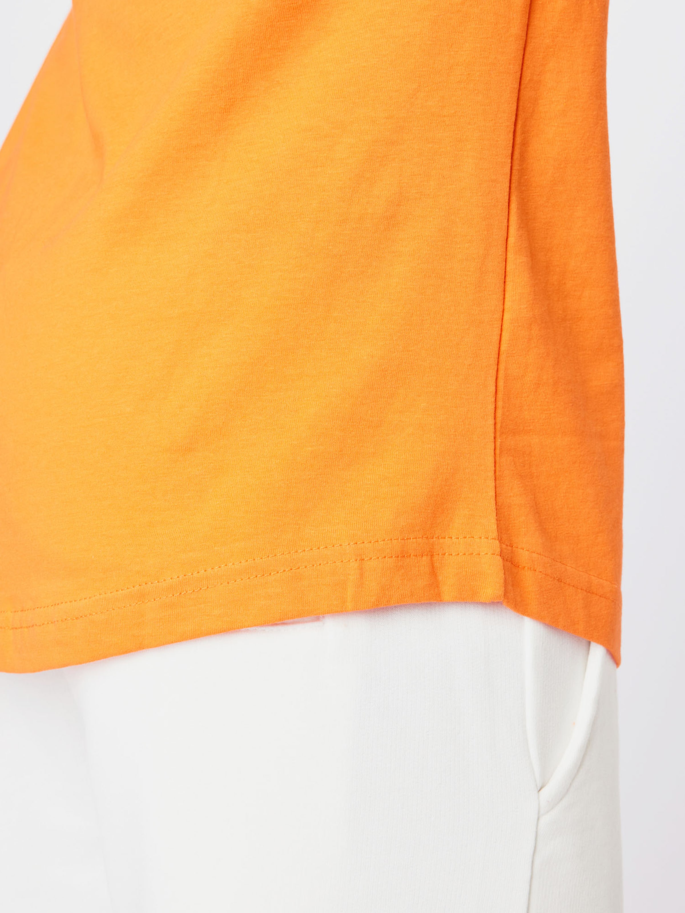 Männer Shirts Urban Classics Shirt in Orange, Weiß - OP33016