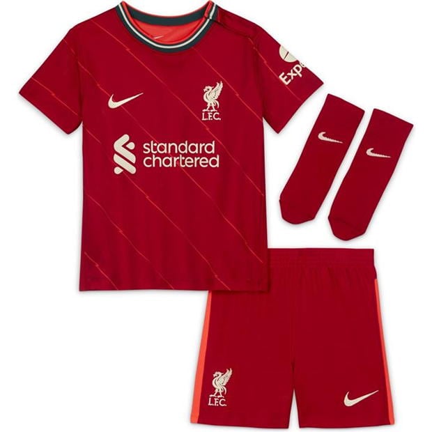 Nike Liverpool Home Baby Kit 2021 2022 Red