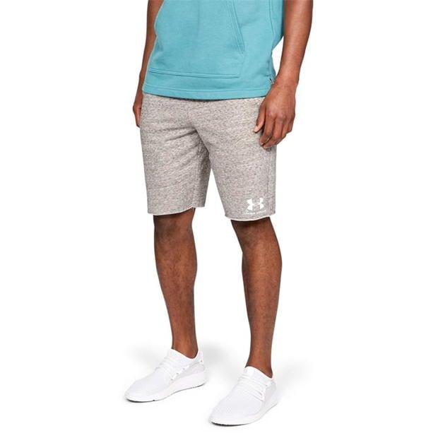Under Armour Armour Sportstyle Terry Shorts Mens White