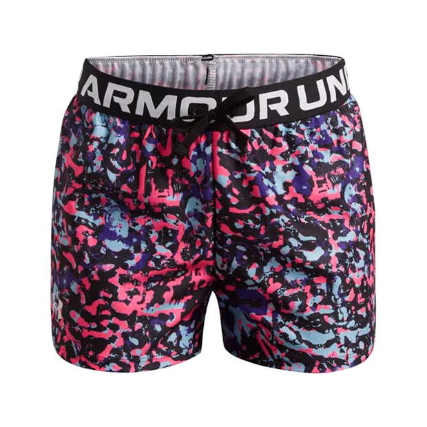 Under Armour Play Up Printed Shorts Black