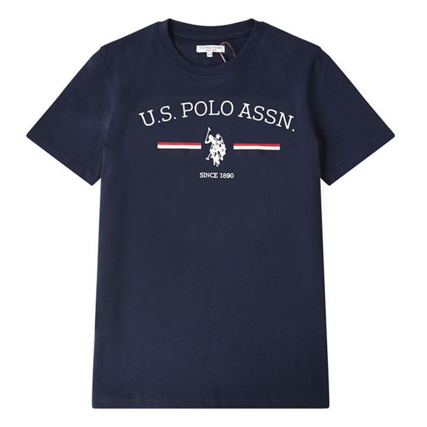 US Polo Assn USPA Rider T Shirt Navy